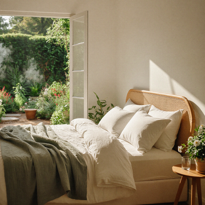 Organic Wool Comforter – All-Season Merino Duvet Insert