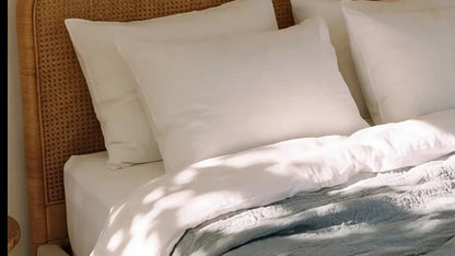 Organic Wool Comforter – All-Season Merino Duvet Insert
